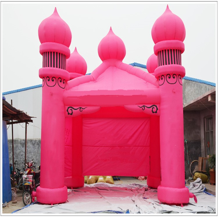东河镇粉色帐篷